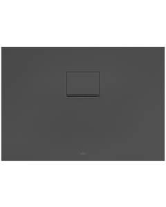 Villeroy & Boch Squaro Infinity Duschwanne  UDQ1070SQI2IV1S, 100 x 70 x 4 cm, anthrazit