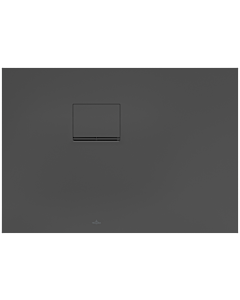 Villeroy & Boch Squaro Infinity Duschwanne  UDQ1070SQI2LV1S, 100 x 70 x 4 cm, anthrazit