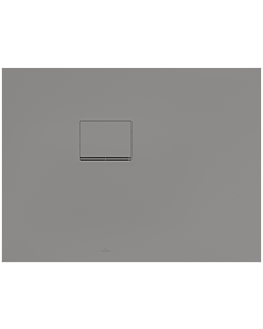 Villeroy & Boch Squaro Infinity Duschwanne  UDQ1075SQI2LV3S, 100 x 75 x 4 cm, grau