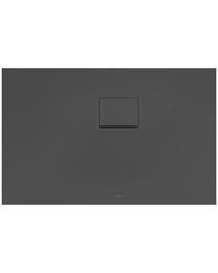 Villeroy & Boch Squaro Infinity douche UDQ1170SQI2RV1S , 110 x 70 x 4 cm, anthracite