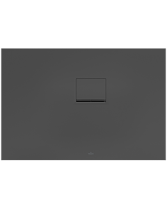 Villeroy & Boch Squaro Infinity douche UDQ1175SQI2RV1S , 110 x 75 x 4 cm, anthracite