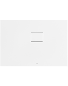 Villeroy und Boch Squaro Infinity Duschwanne UDQ1175SQI2RVRW 110 x 75 x 4 cm, Stone White, Eck-Einbau rechts gegen Wand