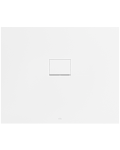 Villeroy und Boch Squaro Infinity Receveur de douche UDQ1190SQI2IVRW 110 x 90 x 4 cm, Blanc pierre, pour montage encastré Plomberie
