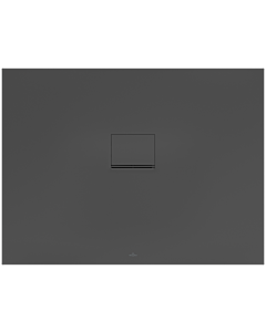 Villeroy & Boch Squaro Infinity douche UDQ1290SQI2V1S , 120x90x4 cm, anthracite antidérapant