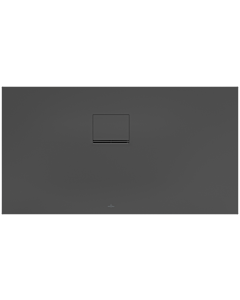 Villeroy & Boch Squaro Infinity Duschwanne UDQ1370SQI2LV1S, 130x70x4cm, anthrazit