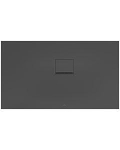 Villeroy & Boch Squaro Infinity receveur de douche UDQ1375SQI2RV1S , 130 x 75 x 4 cm, anthracite