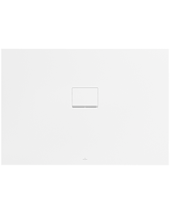 Villeroy und Boch Squaro Infinity Receveur de douche UDQ1390SQI2IVRW 130 x 90 x 4 cm, Blanc pierre, pour montage encastré Plomberie