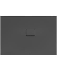 Villeroy & Boch Squaro Infinity Duschwanne  UDQ1390SQI2RV1S, 130 x 90 x 4 cm, anthrazit