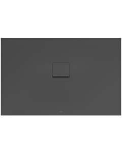 Squaro Infinity de douche UDQ1490SQI2MV1S 140 x 90 Villeroy und Boch 4 cm, anthracite, dimensions pour montage Plomberie