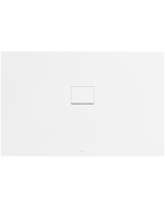 Villeroy und Boch Squaro Infinity Receveur de douche UDQ1490SQI2V-RW 140 x 90 x 4 cm, Blanc pierre, universal intégré