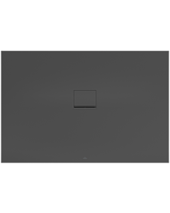 Villeroy & Boch Squaro Infinity douche UDQ1510SQI2IV1S , 150 x 100 x 4 cm, anthracite