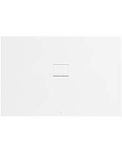 Villeroy und Boch Squaro Infinity Receveur de douche UDQ1510SQI2IVRW 150 x 100 x 4 cm, Blanc pierre, pour montage à fleur Plomberie