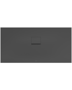 Villeroy & Boch Squaro Infinity douche UDQ1575SQI2IV1S , 150 x 75 x 4 cm, anthracite