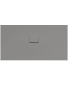 Villeroy & Boch Squaro Infinity Duschwanne UDQ1580SQI2IV3S, 150 x 80 x 4 cm, grau