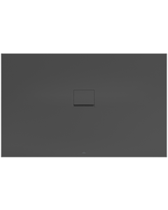 Villeroy & Boch Squaro Infinity douche UDQ1610SQI2IV1S , 160 x 100 x 4 cm, anthracite