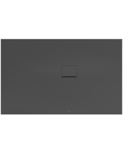 Villeroy & Boch Squaro Infinity douche UDQ1610SQI2RV1S , 160 x 100 x 4 cm, anthracite