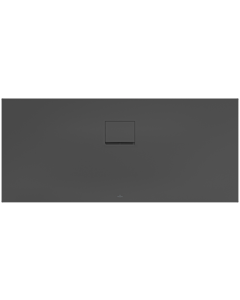 Villeroy & Boch Squaro Infinity Duschwanne UDQ1670SQI2BV1S, 160 x 70 x 4 cm, anthrazit