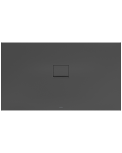 Villeroy & Boch Squaro Infinity douche match0 DQ1690SQI2V1S, 160x90x4 cm, anthracite antidérapant