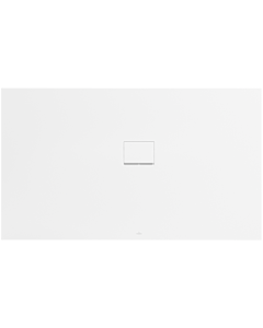 Villeroy und Boch Squaro Infinity Duschwanne UDQ1710SQI2RVRW 170 x 100 x 4 cm, Stone White, Eck-Einbau rechts gegen Wand