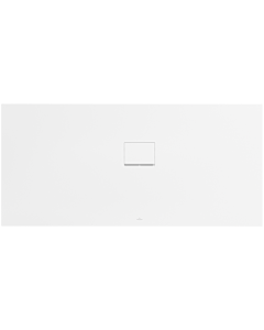 Villeroy und Boch Squaro Infinity Duschwanne UDQ1780SQI2RVRW 170 x 80 x 4 cm, Stone White, Eck-Einbau rechts gegen Wand