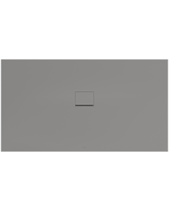 Villeroy und Boch Squaro Infinity Receveur de douche UDQ1810SQI2MV3S 180 x 100 x 4 cm, gris, dimensions pour montage encastré Plomberie