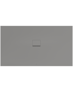 Villeroy & Boch Squaro Infinity douche UDQ1810SQI2V3S , 180x100x4 cm, gris antidérapant