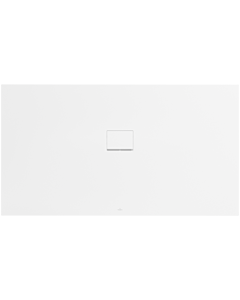 Villeroy und Boch Squaro Infinity Receveur de douche UDQ1810SQI2V-RW 180 x 100 x 4 cm, Blanc pierre, universal intégré