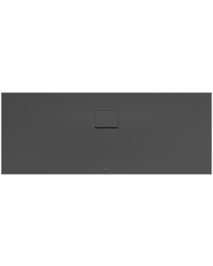 Villeroy & Boch Squaro Infinity Duschwanne UDQ1870SQI2BV1S, 180 x 70 x 4 cm, anthrazit