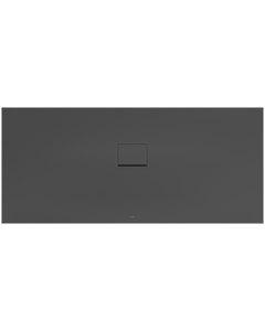 Villeroy & Boch Squaro Infinity douche UDQ1880SQI2V1S , 180x80x4 cm, anthracite antidérapant