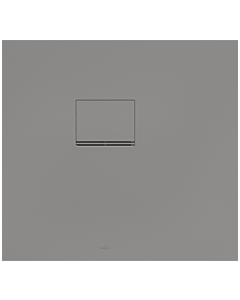 Villeroy & Boch Squaro Infinity Duschwanne UDQ8075SQI2LV3S, 80 x 75 x 4 cm, grau