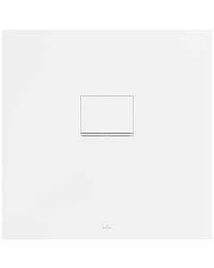 receveur de douche UDQ8080SQI1IVRW 80 x 80 Villeroy und Boch 4 cm, blanc pierre Squaro Infinity pour montage Plomberie