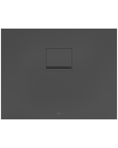 Villeroy & Boch Squaro Infinity Duschwanne  UDQ9070SQI2BV1S, 90 x 70 x 4 cm, anthrazit