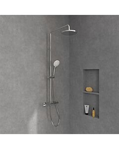 Villeroy & Boch Universal Showers Duschsystem TVS10900200061 mit Thermostat, Wandmontage, chrom