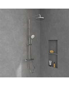 Villeroy & Boch Universal Showers Duschsystem TVS10900200061 mit Thermostat, Wandmontage, chrom