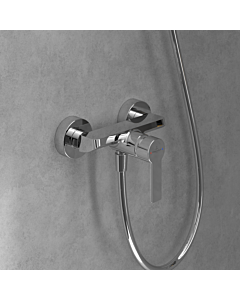 Robinetterie de douche Villeroy &amp; Boch Architectura TVS10300100061 218 x 130 x 137 mm ; fixation murale, chromée