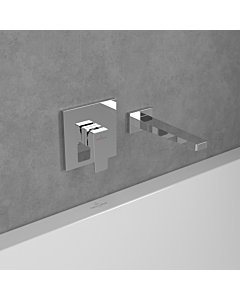 Villeroy und Boch Architectura Square final assembly set TVS12500200061 concealed fitting, wall mounting, chrome