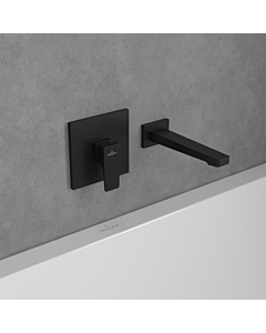 Villeroy und Boch Architectura Square final assembly set TVS125002000K5 concealed fitting, wall mounting, matt black