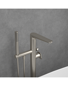 Villeroy und Boch Antao bathtub faucet TVT11100400064 stand-mounted, brushed nickel black