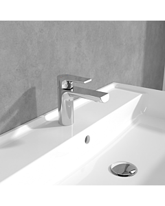 Villeroy und Boch Liberty monolevier mitigeur lavabo TVW10700100061 avec tirette garniture de vidange , réglable Strahlregler , chromé