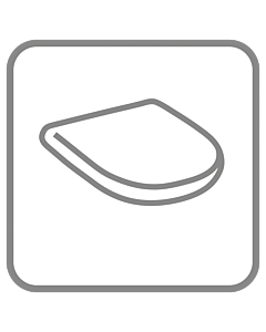 Villeroy und Boch O.novo wall WC seat 8M43S101 white, with quick-release / soft-closing, stainless steel hinges