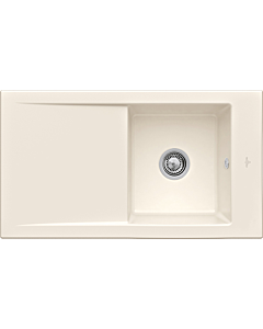 Villeroy & Boch Timeline Built-in sink 330702KR with drain fitting and eccentric operation, Crema