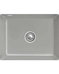 Villeroy und Boch undermount sink 331002KD with drain fitting and eccentric operation, Fossil