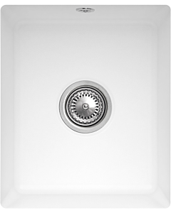 Villeroy und Boch undermount sink 332402RW with drain fitting and eccentric operation, Stone White