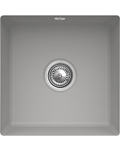 Villeroy und Boch évier sous plan 332502KD avec garniture de vidage et actionnement excentrique, Fossil