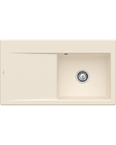 Villeroy und Boch Subway Évier encastré Style 50 335100FU Spülbecken à droite, 900 x 510 mm, ivoire CeramicPlus