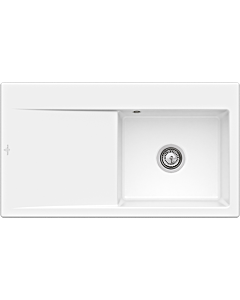 Villeroy und Boch Subway Style 50 Einbauspüle 335100R1 Spülbecken rechts, 900 x 510 mm, weiß alpin CeramicPlus