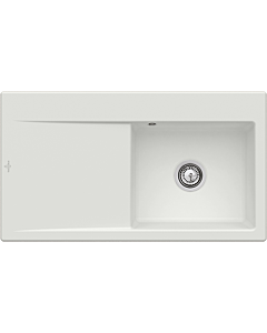 Villeroy und Boch Subway Évier encastrable Style 50 335100SM Spülbecken à droite, 900 x 510 mm, vapeur CeramicPlus