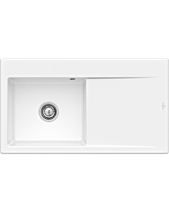 Villeroy und Boch Subway Évier Style 50 335200KG Spülbecken gauche, 900 x 510 mm, blanc neige CeramicPlus