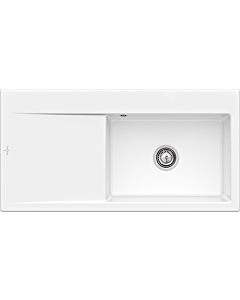 Villeroy und Boch Subway Style 60 sink 336100KG Spülbecken right, 510 mm, snow white CeramicPlus