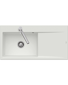 Villeroy und Boch Subway Évier Style 60 336200SM Spülbecken gauche, 1000 x 510 mm, vapeur CeramicPlus
